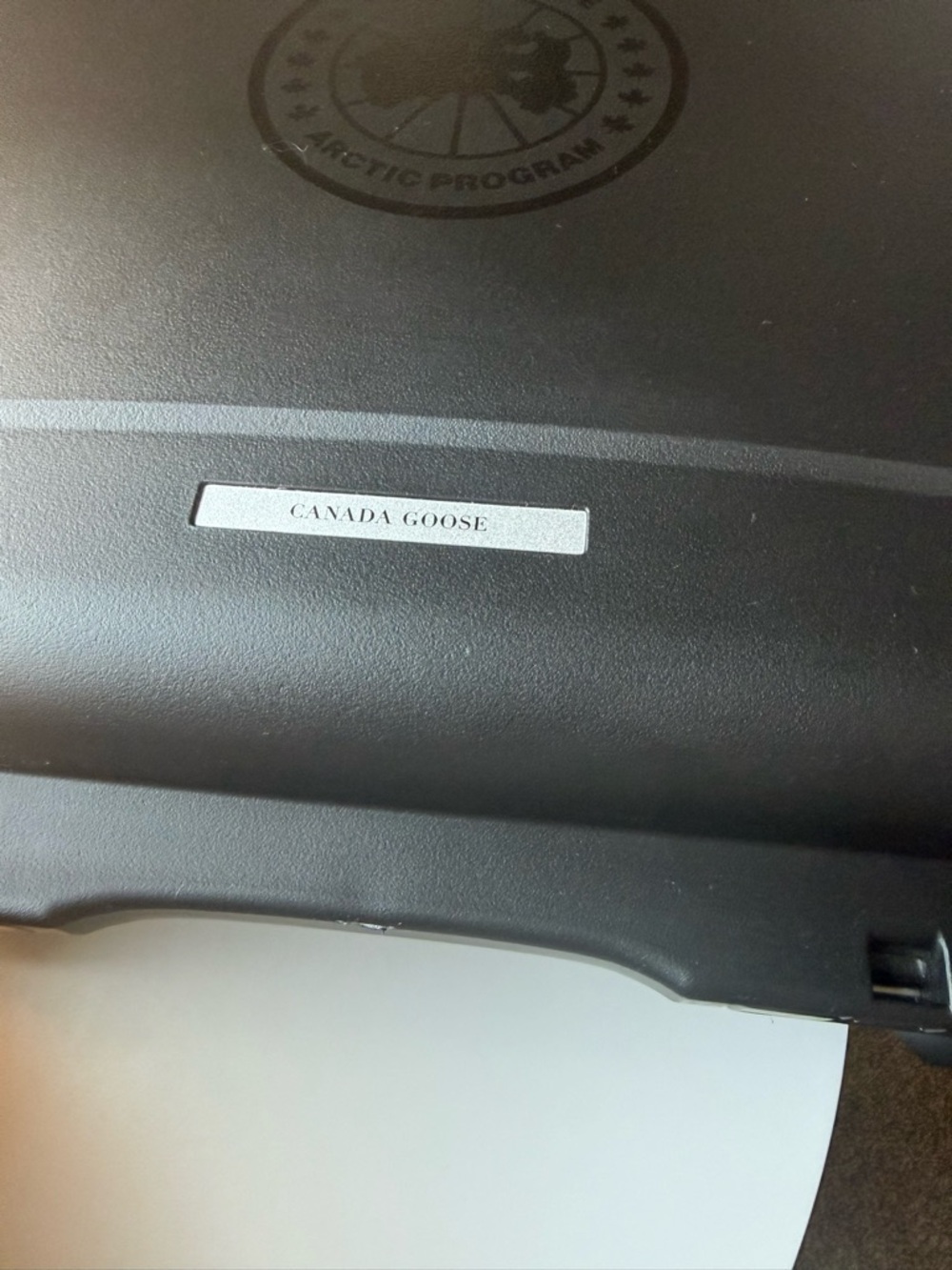 Canada Goose Black Hard-Shell Shoe Case